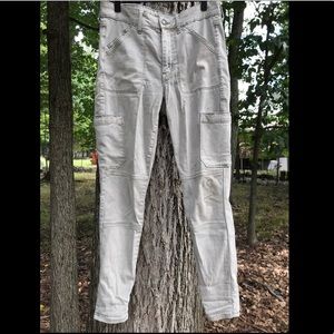 American Eagle Stretch Cargo Hi-Rise Crop Jeggings